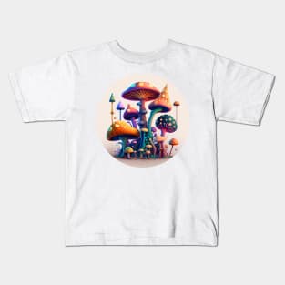 Mushroom Garden Kids T-Shirt